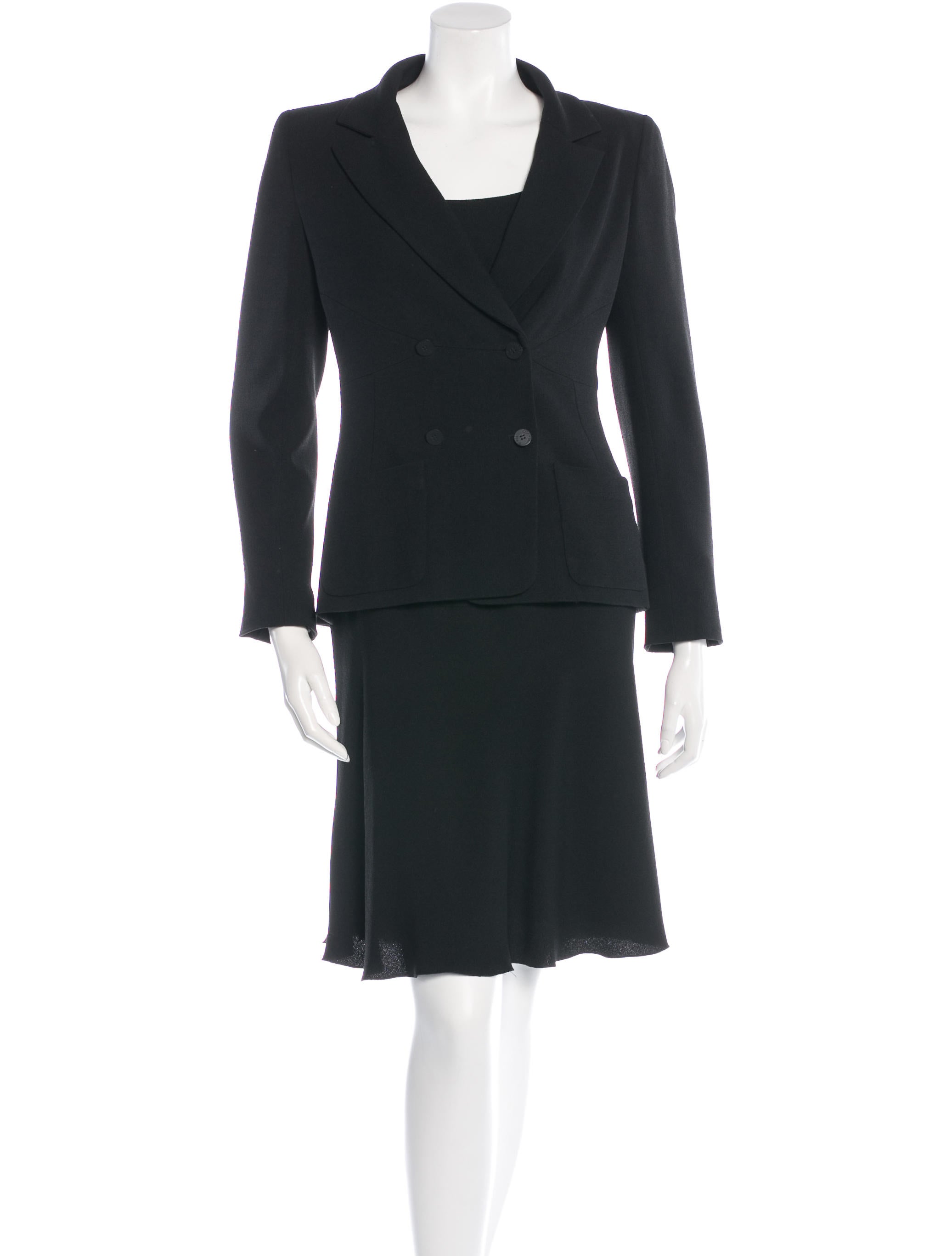 chanel breasted blazer dress set clothing cha127391 the realreal chanel breasted blazer dress set clothing cha127391 the realreal