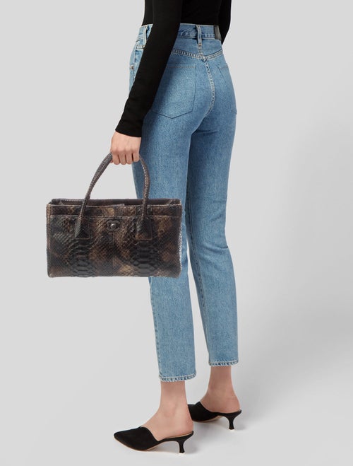 Chanel Medium Python Executive Cerf Tote