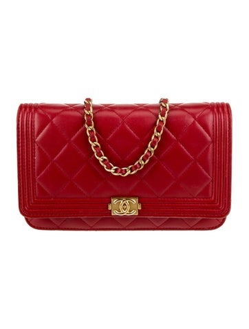 Chanel Crossbody Bags Boy Wallet On Chain