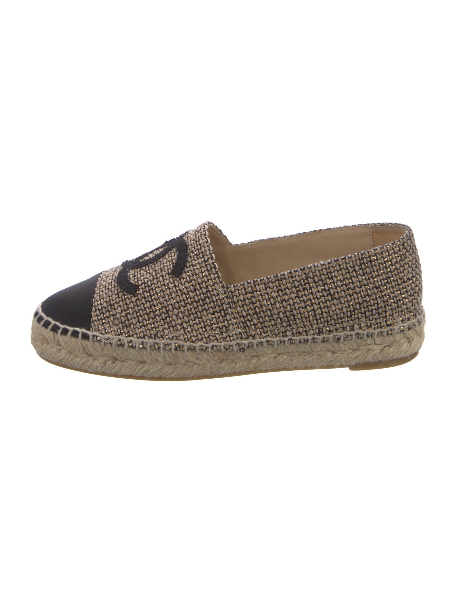 Chanel 2020 Interlocking CC Logo Espadrilles