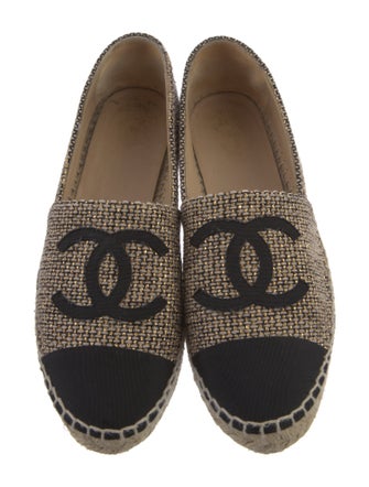 Chanel 2020 Interlocking CC Logo Espadrilles