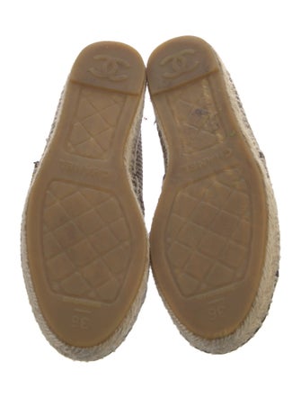 Chanel 2020 Interlocking CC Logo Espadrilles