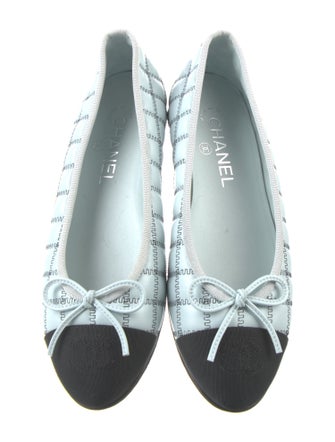 Chanel 2024 Interlocking CC Logo Flats