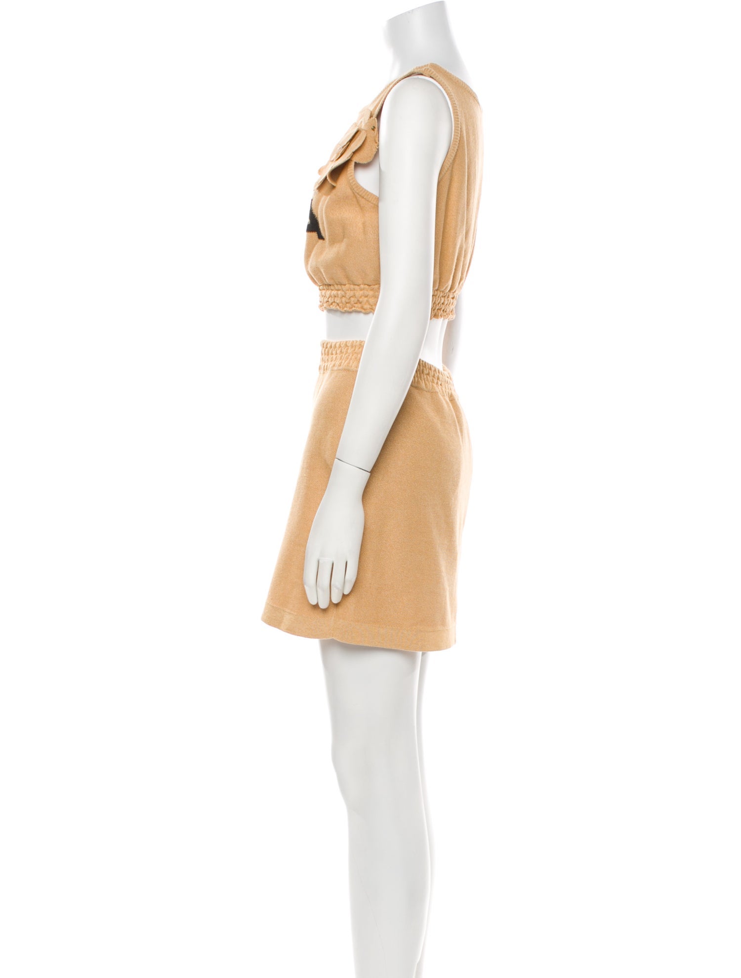 Chanel 2019 Graphic Print Skirt Set