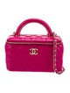 Chanel Small Top Handle Vanity Case w/ Chain