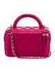 Chanel Small Top Handle Vanity Case w/ Chain