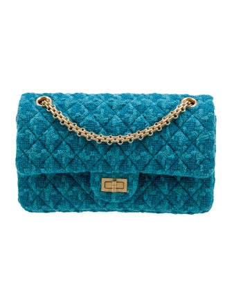 Chanel Tweed Reissue 225 Double Flap Bag