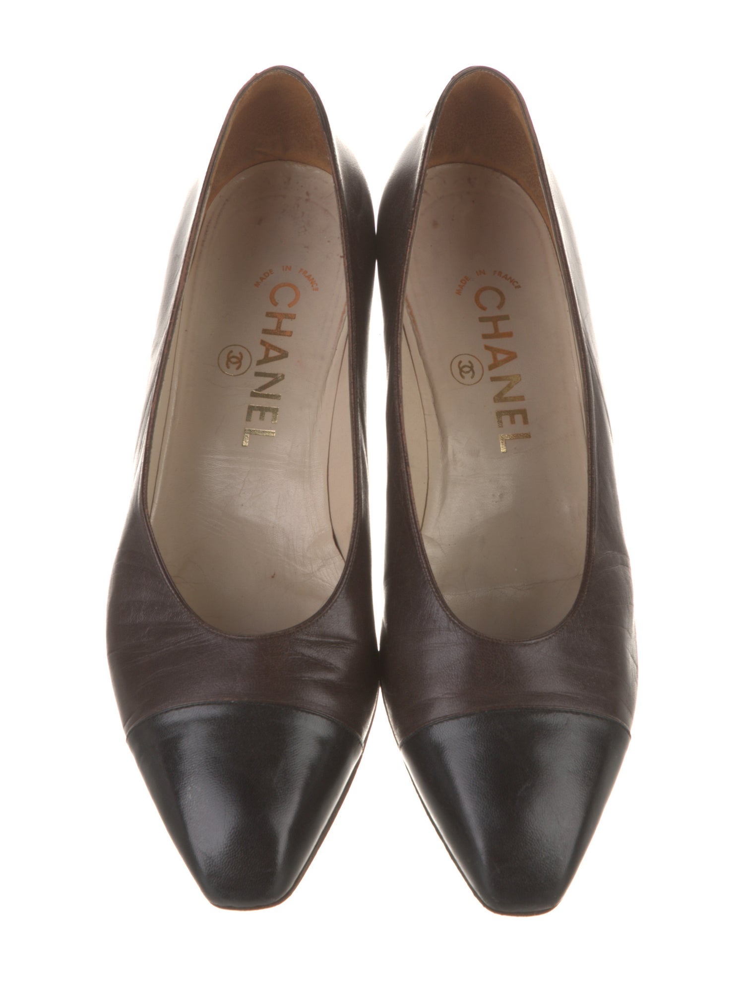 Chanel Vintage Leather Mules