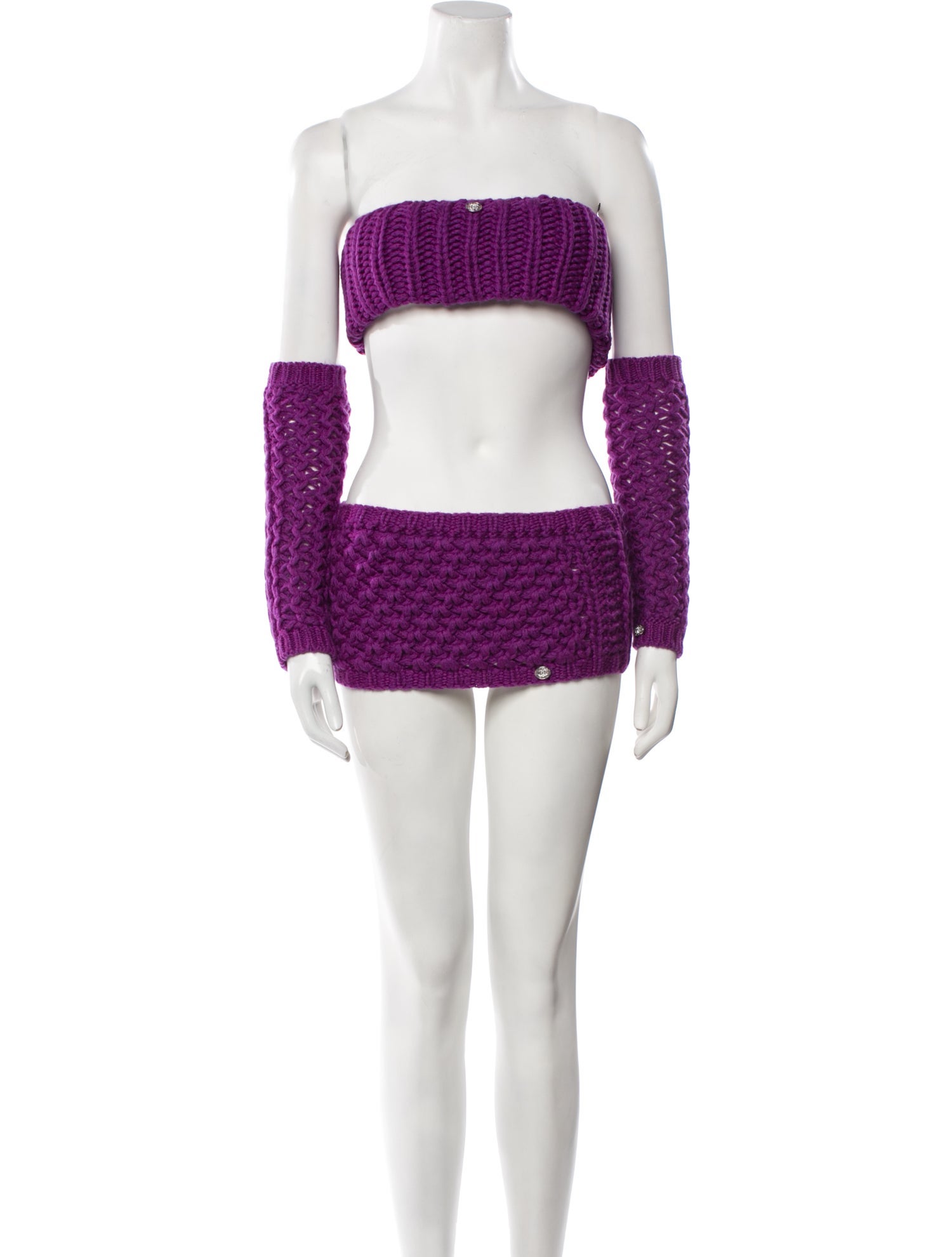 Chanel 2022 Snood & Glove Tube Set w/ Tags