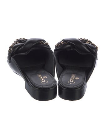 Chanel 2017 Interlocking CC Logo Mules