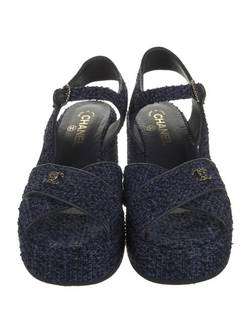 Chanel 2024 Interlocking CC Logo Espadrilles