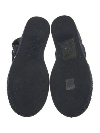 Chanel 2024 Interlocking CC Logo Espadrilles