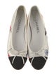 Chanel Interlocking CC Logo Nylon Ballet Flats