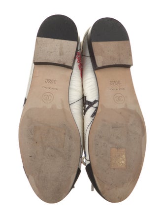 Chanel Interlocking CC Logo Nylon Ballet Flats