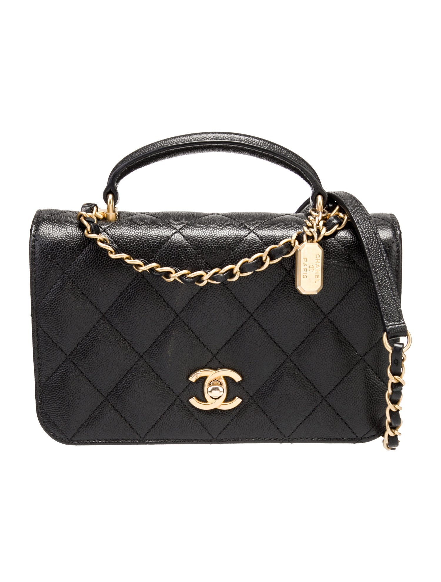 Chanel Mini Top Handle Flap Bag