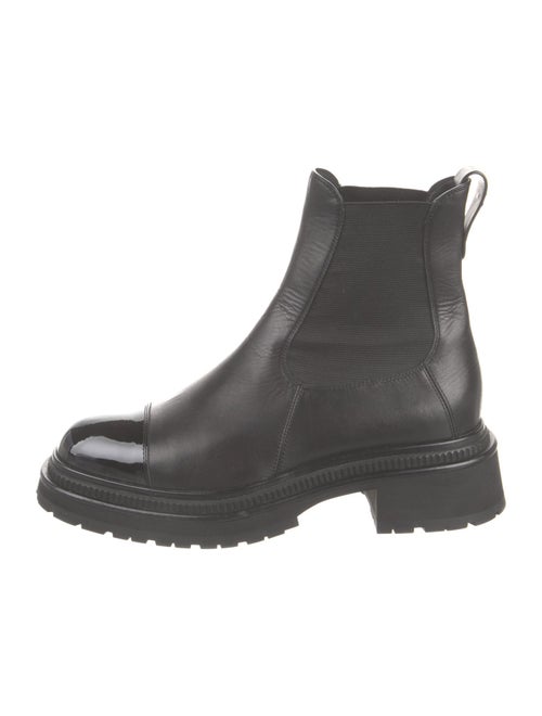 Chanel 2022 Interlocking CC Logo Chelsea Boots