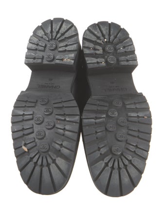 Chanel 2022 Interlocking CC Logo Chelsea Boots