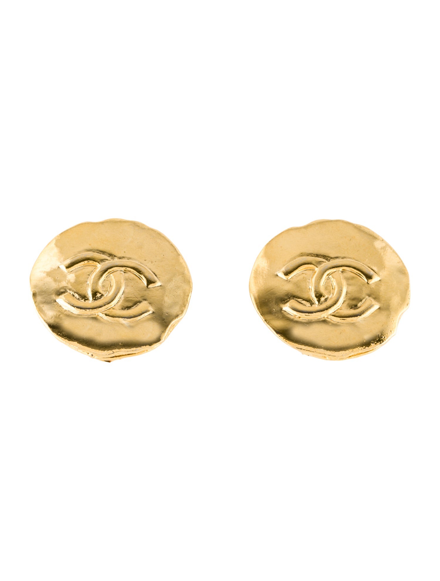 Chanel Vintage CC Clip-On Earrings