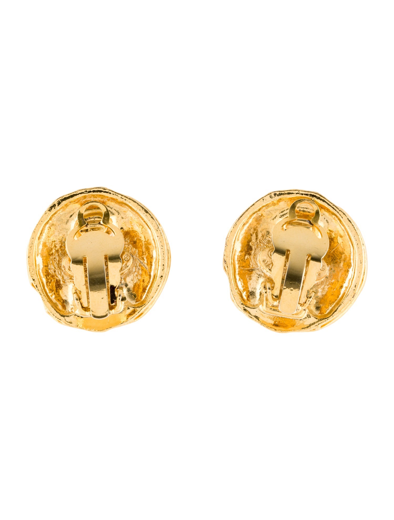 Chanel Vintage CC Clip-On Earrings