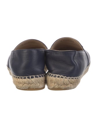 Chanel Interlocking CC Logo Lambskin Espadrilles