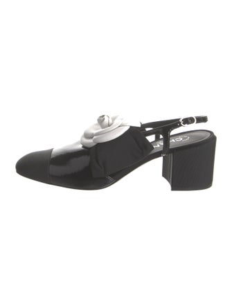 Chanel 2023 Interlocking CC Logo Slingback Pumps