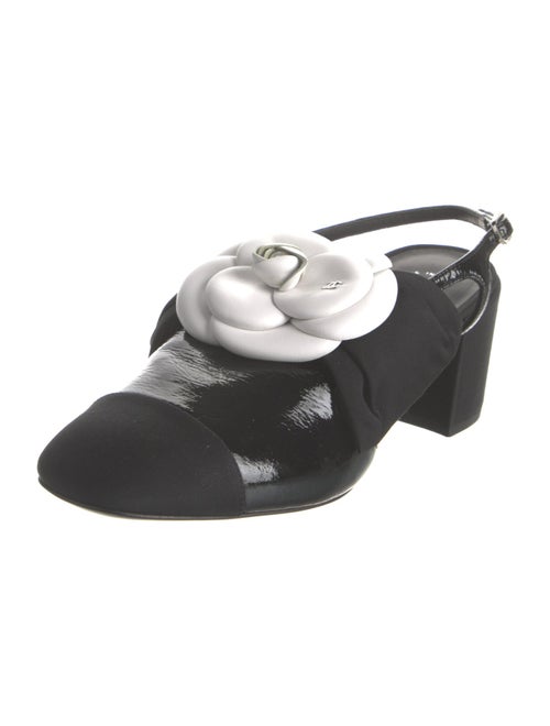 Chanel 2023 Interlocking CC Logo Slingback Pumps