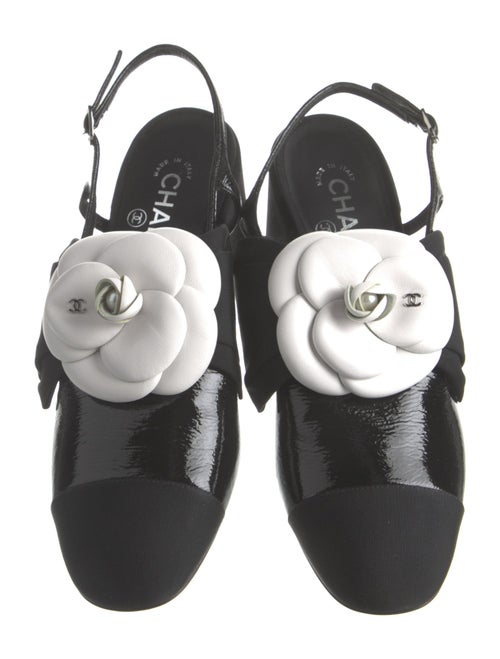 Chanel 2023 Interlocking CC Logo Slingback Pumps