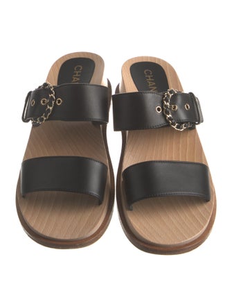 Chanel 2018 Interlocking CC Logo Slides