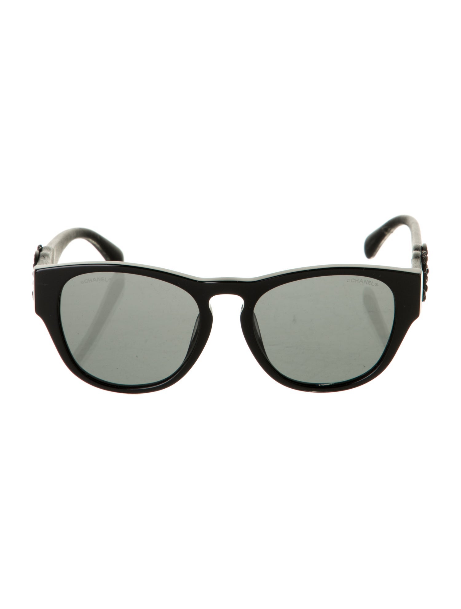 Chanel Interlocking CC Logo Wayfarer Sunglasses