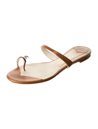 Chanel 2008 Interlocking CC Logo Slides