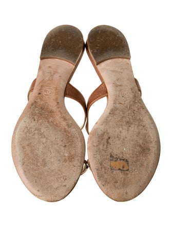 Chanel 2008 Interlocking CC Logo Slides