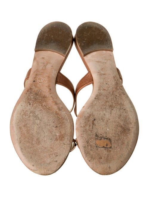 Chanel 2008 Interlocking CC Logo Slides