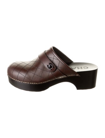 Chanel 2025 Interlocking CC Logo Mules