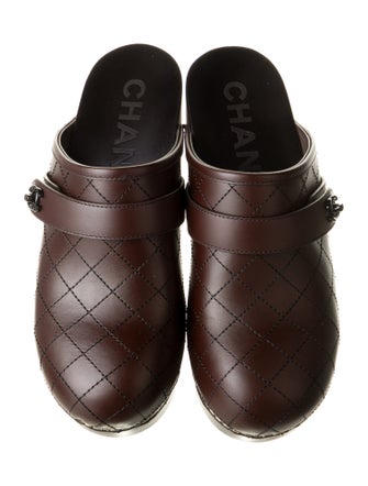 Chanel 2025 Interlocking CC Logo Mules