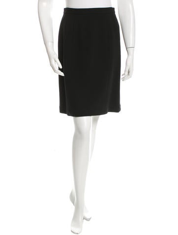 Chanel Wool Knee-Length Skirt