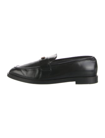 Chanel 2024 Interlocking CC Logo Loafers