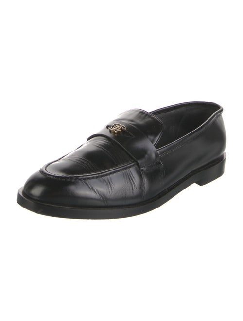 Chanel 2024 Interlocking CC Logo Loafers