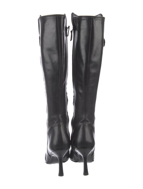 Chanel Interlocking CC Logo Leather Boots