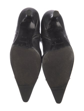 Chanel Interlocking CC Logo Leather Boots