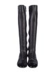 Chanel Interlocking CC Logo Leather Riding Boots