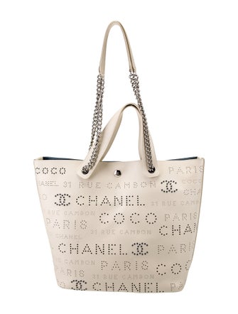 Chanel CC Eyelet Tote