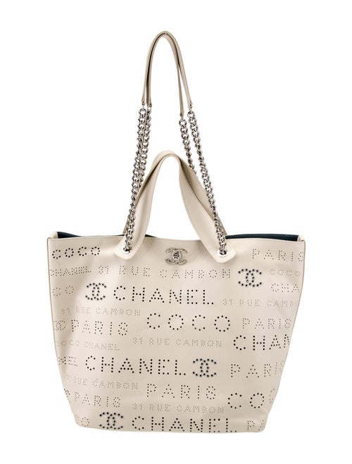 Chanel CC Eyelet Tote