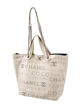 Chanel CC Eyelet Tote