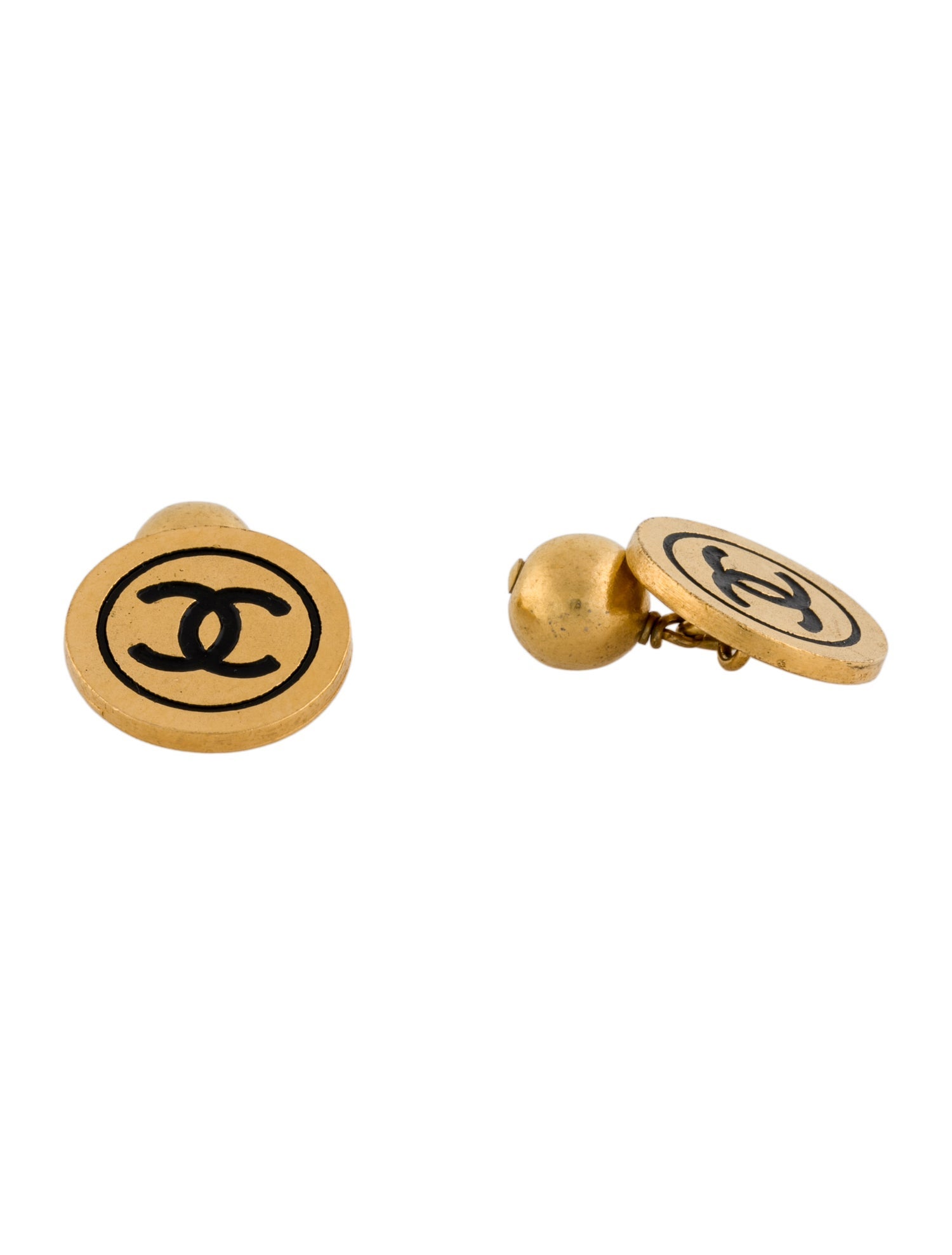 Chanel Vintage CC Cufflinks