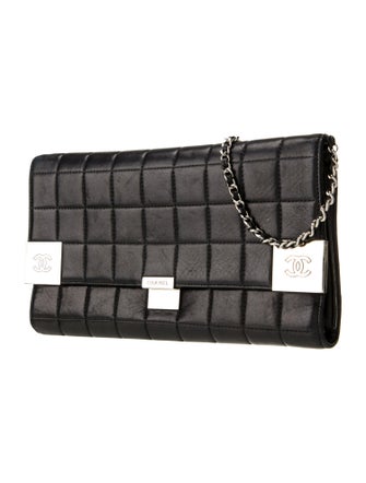Chanel Chocolate Bar Clutch w/ Chain