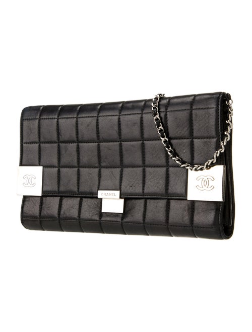 Chanel Chocolate Bar Clutch w/ Chain