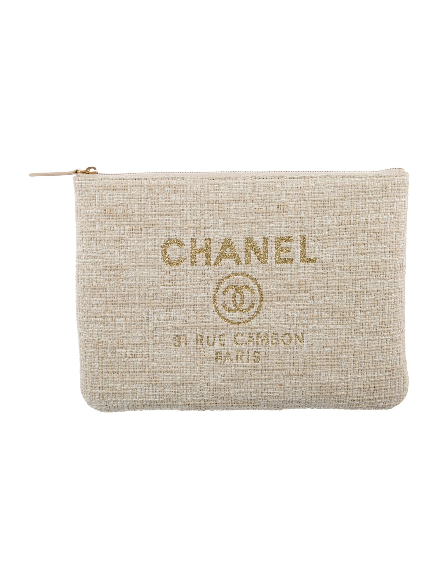 Chanel Raffia Deauville O-Case