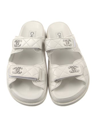 Chanel 2024 Interlocking CC Logo Slides