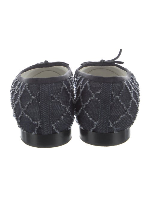 Chanel 2023 Interlocking CC Logo Ballet Flats