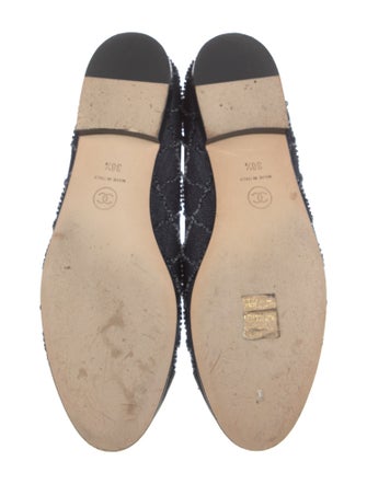 Chanel 2023 Interlocking CC Logo Ballet Flats